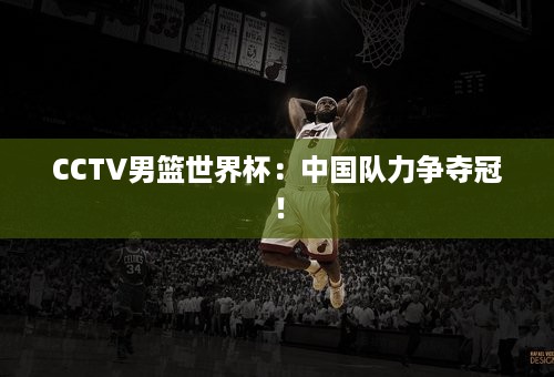 CCTV男篮世界杯：中国队力争夺冠！