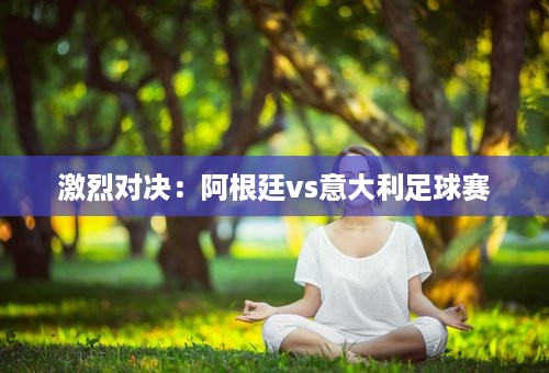 激烈对决：阿根廷vs意大利足球赛