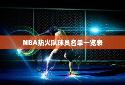 NBA热火队球员名单一览表