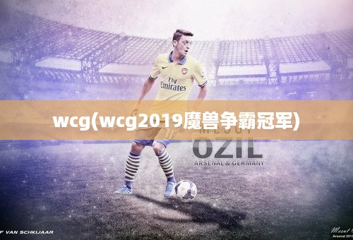 wcg(wcg2019魔兽争霸冠军)