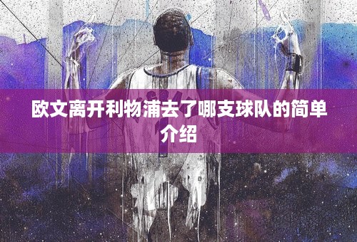 欧文离开利物浦去了哪支球队的简单介绍