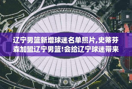 辽宁男篮新增球迷名单照片,史蒂芬森加盟辽宁男篮!会给辽宁球迷带来哪些惊喜?