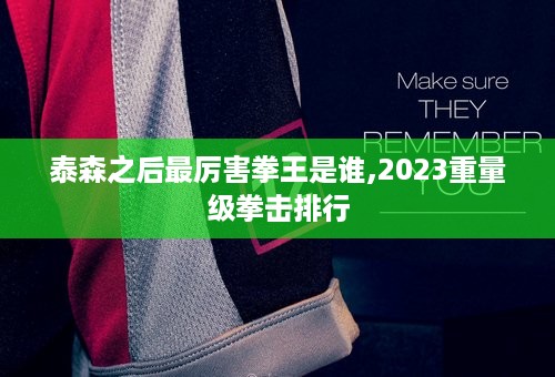 泰森之后最厉害拳王是谁,2023重量级拳击排行