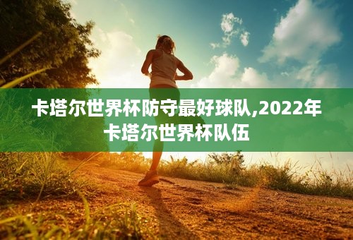 卡塔尔世界杯防守最好球队,2022年卡塔尔世界杯队伍