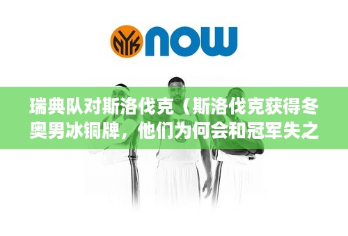 瑞典队对斯洛伐克（斯洛伐克获得冬奥男冰铜牌，他们为何会和冠军失之交臂）