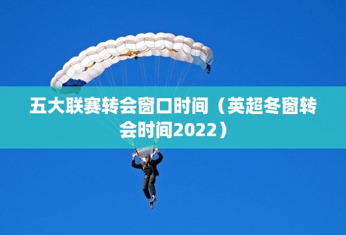 五大联赛转会窗口时间（英超冬窗转会时间2022）