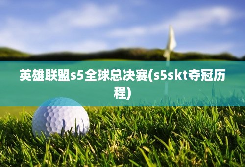 英雄联盟s5全球总决赛(s5skt夺冠历程)