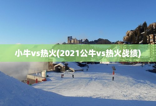 小牛vs热火(2021公牛vs热火战绩)