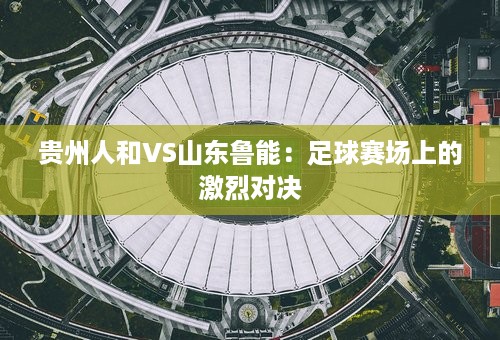 贵州人和VS山东鲁能：足球赛场上的激烈对决