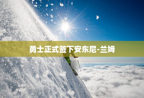 勇士正式签下安东尼-兰姆