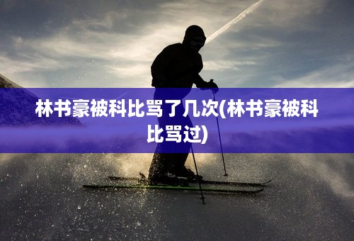 林书豪被科比骂了几次(林书豪被科比骂过)