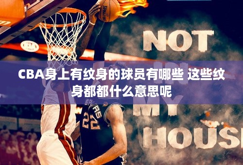 CBA身上有纹身的球员有哪些 这些纹身都都什么意思呢