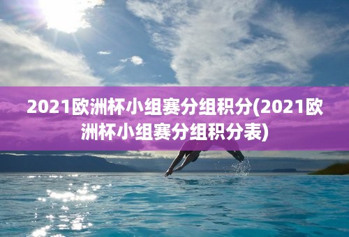 2021欧洲杯小组赛分组积分(2021欧洲杯小组赛分组积分表)