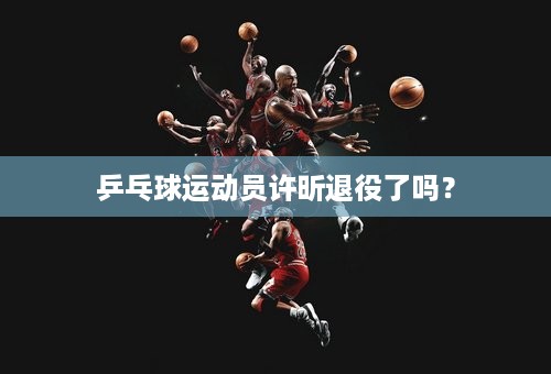 乒乓球运动员许昕退役了吗？