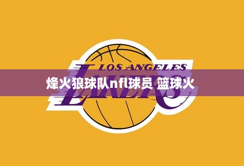 烽火狼球队nfl球员 篮球火 