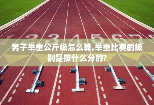 男子举重公斤级怎么算,举重比赛的级别是按什么分的?