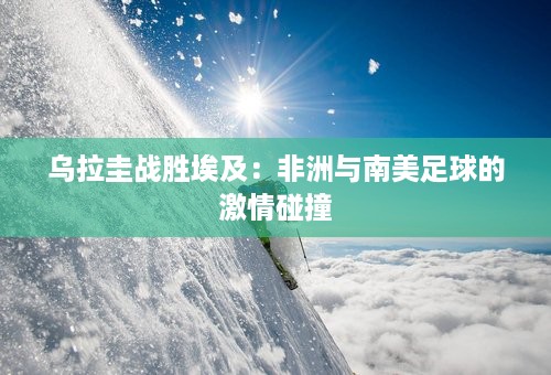 乌拉圭战胜埃及：非洲与南美足球的激情碰撞