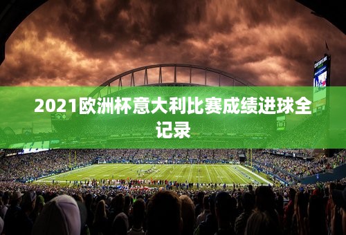 2021欧洲杯意大利比赛成绩进球全记录